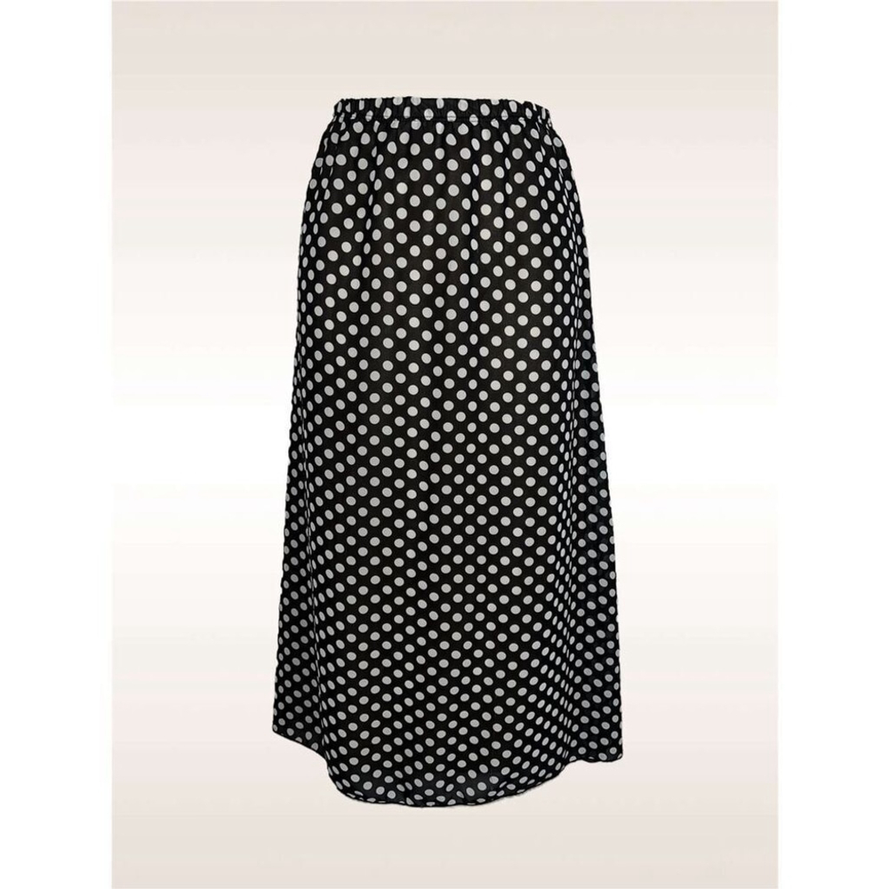 Women’s Polka Dot midi/knee Skirt LARGE